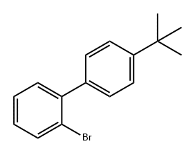 2-溴-4′-叔丁基-1,1′-联苯,1033692-34-0,结构式