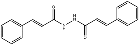 (2E)-3-Phenyl-N'-[(2E)-3-phenylprop-2-enoyl]prop-2-enehydrazide 结构式