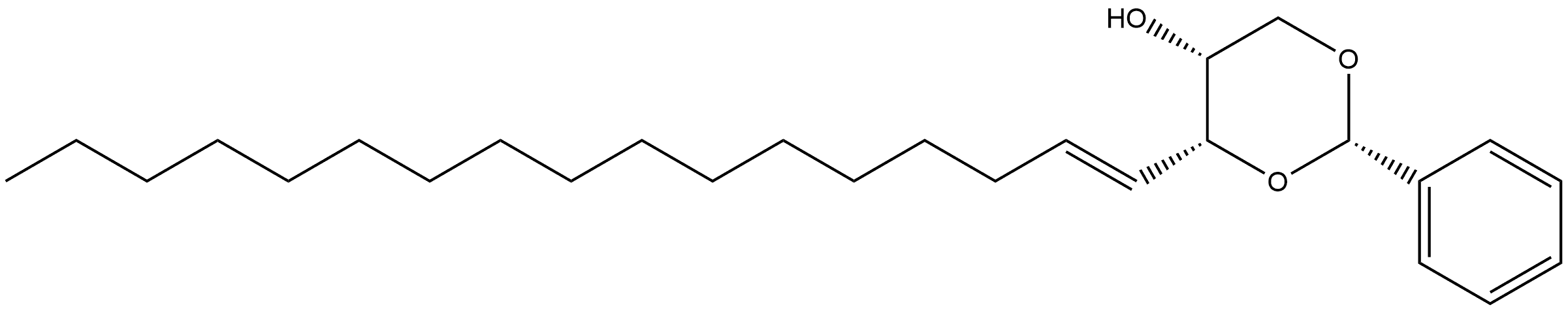 1,3-Dioxan-5-ol, 4-(1-heptadecenyl)-2-phenyl-, [2S-[2α,4α(E),5α]]- (9CI)