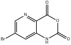 2H-Pyrido[3,2-d][1,3]oxazine-2,4(1H)-dione, 7-bromo- Struktur