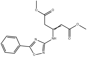 2-Pentenedioic acid, 3-[(5-phenyl-1,2,4-oxadiazol-3-yl)amino]-, 1,5-dimethyl ester
