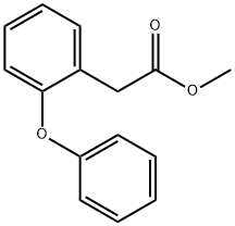 Benzeneacetic acid, 2-phenoxy-, methyl ester 结构式