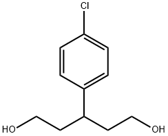 1,5-Pentanediol, 3-(4-chlorophenyl)- Struktur