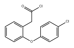 Benzeneacetyl chloride, 2-(4-chlorophenoxy)- Structure