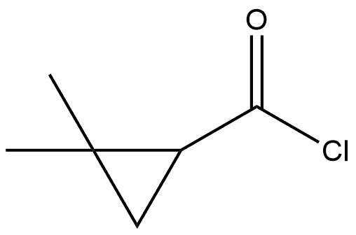 Cyclopropanecarbonyl chloride, 2,2-dimethyl-, (+)- 结构式