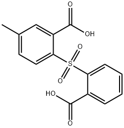 Benzoic acid, 2-[(2-carboxyphenyl)sulfonyl]-5-methyl-,103626-97-7,结构式