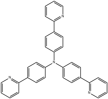 TRIS(4-PYRIDIN-2-YL-PHENYL)-AMINE 结构式