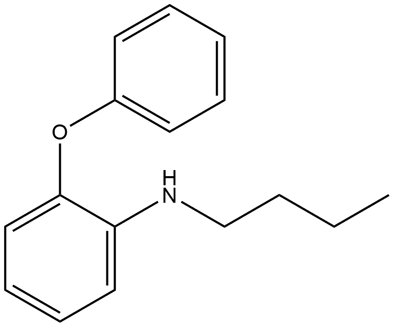 N-Butyl-2-phenoxybenzenamine Structure