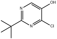 5-Pyrimidinol, 4-chloro-2-(1,1-dimethylethyl)- Structure