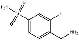 4-(氨基甲基)-3-氟苯磺酰胺, 1036738-23-4, 结构式