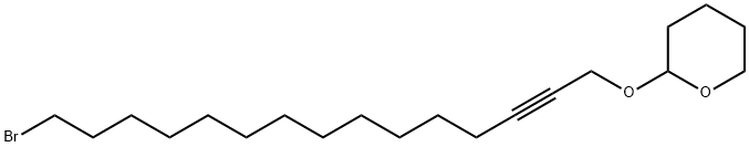 2H-Pyran, 2-[(15-bromo-2-pentadecyn-1-yl)oxy]tetrahydro-|