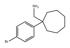 Cycloheptanemethanamine, 1-(4-bromophenyl)- 结构式