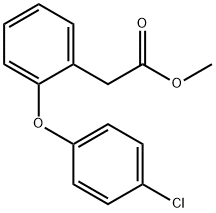 Benzeneacetic acid, 2-(4-chlorophenoxy)-, methyl ester Structure