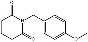 2,6-Piperidinedione, 1-[(4-methoxyphenyl)methyl]- Structure