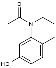 Acetamide, N -ethyl- N -(5-hydroxy-2-methylphenyl)- (ACI),1038268-01-7,结构式