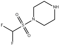 Piperazine, 1-[(difluoromethyl)sulfonyl]- Structure