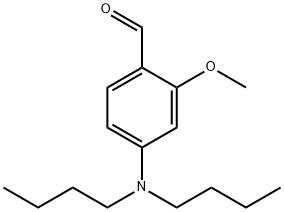 Benzaldehyde, 4-(dibutylamino)-2-methoxy- Structure