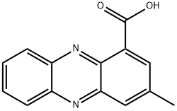 1-Phenazinecarboxylic acid, 3-methyl-,103942-84-3,结构式