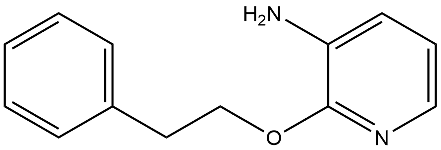 2-(2-Phenylethoxy)-3-pyridinamine Structure