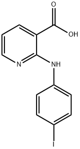 2-[(4-碘苯基)氨基]吡啶-3-羧酸, 1040057-12-2, 结构式