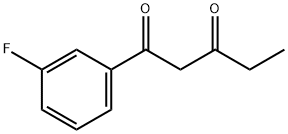 1,3-Pentanedione, 1-(3-fluorophenyl)- Struktur