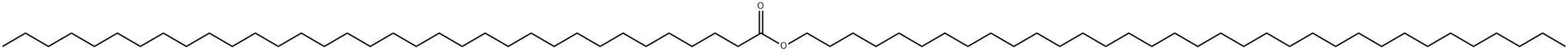 Tetratriacontanoic acid tetratriacontyl ester Structure