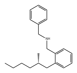 1042351-26-7 Benzenemethanamine, 2-[(2S)-2-methylhexyl]-N-(phenylmethyl)-