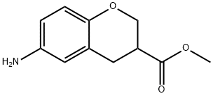 6-氨基-3,4-二氢-2H-1-苯并吡喃-3-羧酸甲酯, 1042601-81-9, 结构式