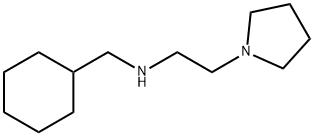 N-(环己基甲基)-2-(吡咯烷-1-基)乙烷-1-胺,1042613-82-0,结构式