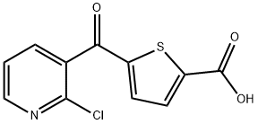 2-Thiophenecarboxylic acid, 5-[(2-chloro-3-pyridinyl)carbonyl]-