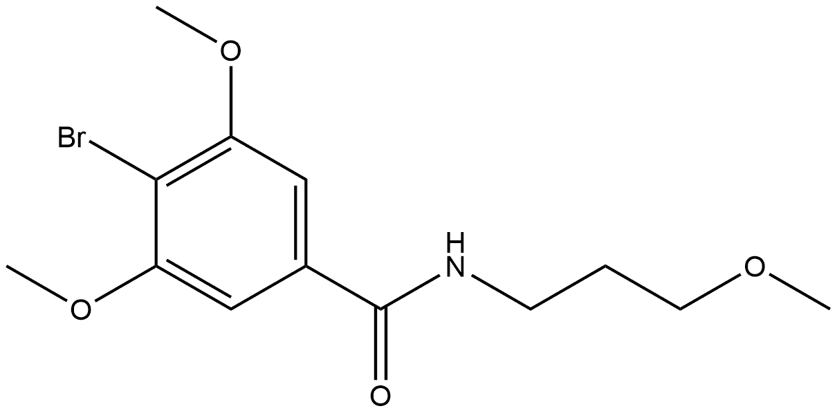 4-Bromo-3,5-dimethoxy-N-(3-methoxypropyl)benzamide|