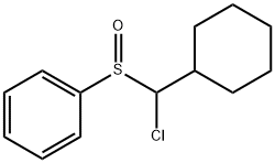 Benzene, [(chlorocyclohexylmethyl)sulfinyl]- Struktur