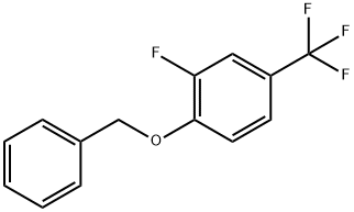 1-(Benzyloxy)-2-fluoro-4-(trifluoromethyl)benzene Structure