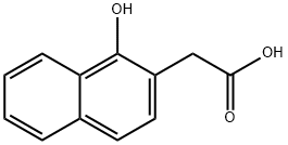 2-(1-羟基萘-2-基)乙酸, 10441-47-1, 结构式