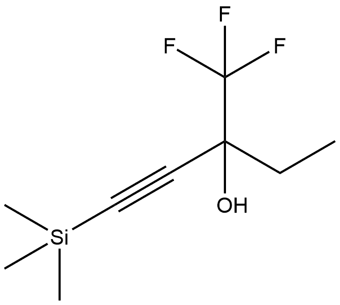 1044277-02-2 3-(Trifluoromethyl)-1-(trimethylsilyl)-1-pentyn-3-ol