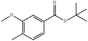 Benzoic acid, 3-methoxy-4-methyl-, 1,1-dimethylethyl ester Structure