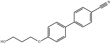 [1,1'-Biphenyl]-4-carbonitrile, 4'-(3-hydroxypropoxy)- 化学構造式