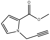 1H-Pyrrole-2-carboxylic acid, 1-(2-propyn-1-yl)-, methyl ester Struktur