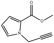 1-(丙-2-炔-1-基)-1H-吡咯-2-羧酸甲酯, 104501-20-4, 结构式