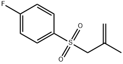 Benzene, 1-fluoro-4-[(2-methyl-2-propen-1-yl)sulfonyl]- Struktur