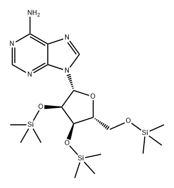 Adenosine, 2',3',5'-tris-O-(trimethylsilyl)-
