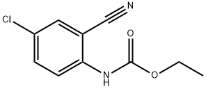 Carbamic acid, N-(4-chloro-2-cyanophenyl)-, ethyl ester Structure