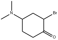Cyclohexanone, 2-bromo-4-(dimethylamino)- Structure