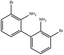 [1,1'-Biphenyl]-2,2'-diamine, 3,3'-dibromo- Struktur