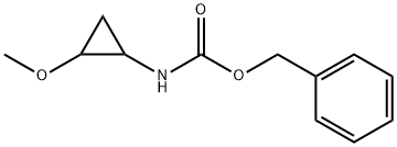 Carbamic acid, N-(2-methoxycyclopropyl)-, phenylmethyl ester 化学構造式