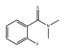 2-氟- N,N-二甲基-苯硫酰胺 结构式