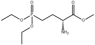 Butanoic acid, 2-amino-4-(diethoxyphosphinyl)-, methyl ester, (R)- (9CI)