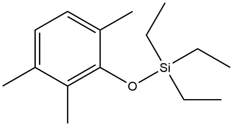 1,2,4-Trimethyl-3-[(triethylsilyl)oxy]benzene Structure