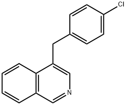 4-(4-Chlorobenzyl)isoquinoline 化学構造式