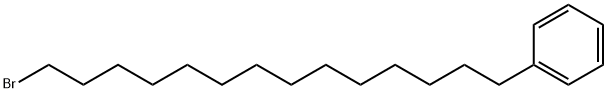 Benzene, (14-bromotetradecyl)- Structure